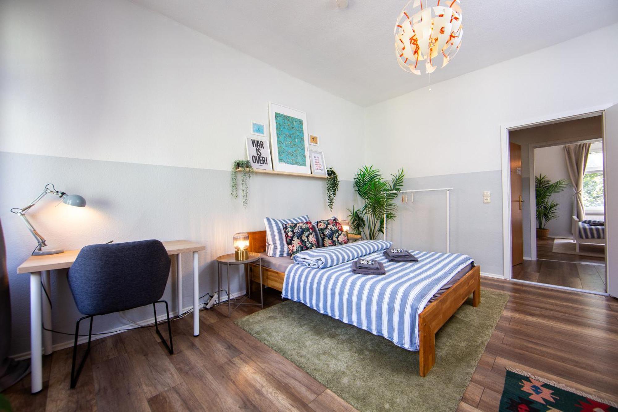 Grossraum-Apartments Mit 2Sz, Wz, Kueche, Smart-Tv, Parken, Etc Ερφούρτη Δωμάτιο φωτογραφία